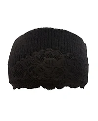 Marcus Adler Lace Applique Knit Headband
