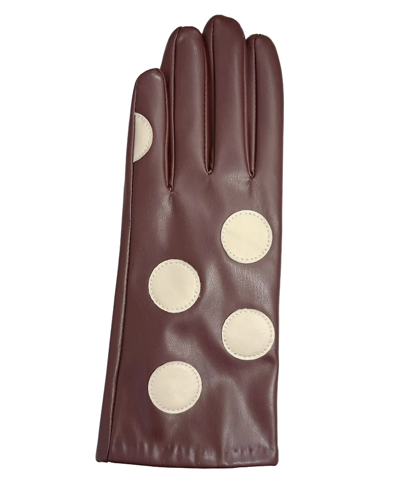 Marcus Adler Polka Dot Leather Glove