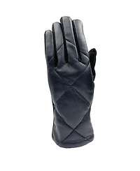 Marcus Adler Cross Stitch Leather Gloves