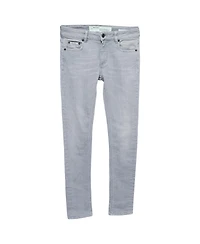 Pre-Owned Off-White Women's Mid-Rise Skinny Cotton-Blend Jeans
