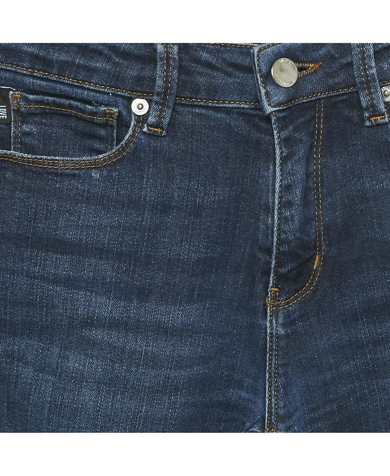 Pre-Owned Love Moschino Women's Mid-Rise Skinny Jeans