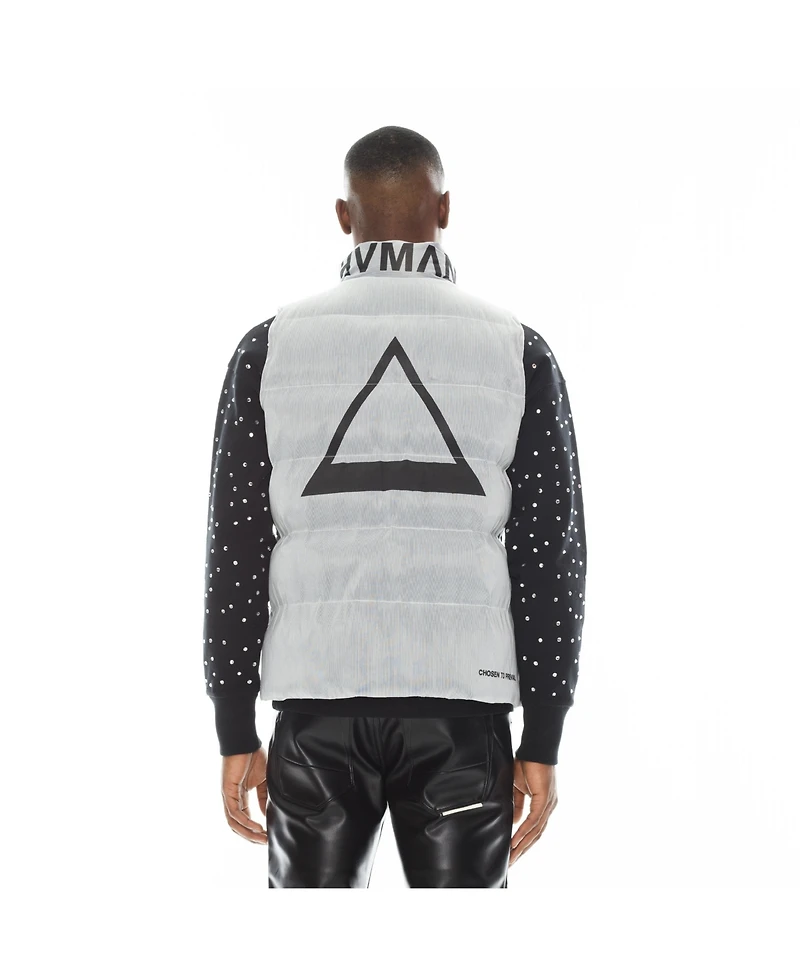 Hvman Chosen To Prevail x Cult Men's Nylon Puffer Illumination Vest