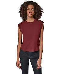 Donna Karan Weekend Women's Extended Shoulder Sleeveless Crewneck Sweater