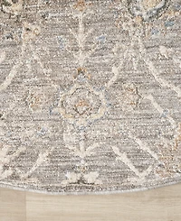 Lr Home Garza Vio- 6'6" x 6'6" Round Area Rug