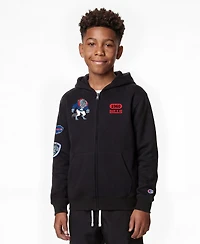 Champion Big Boys and Girls Black Buffalo Bills Disney X Full-Zip Hoodie
