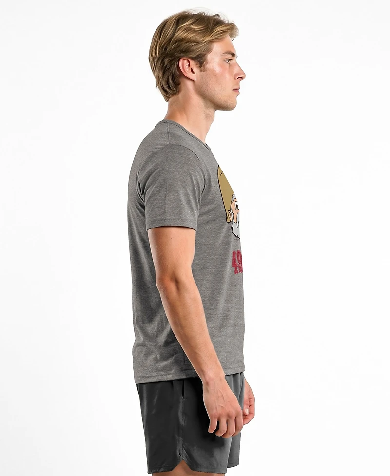 Champion Men's Gray San Francisco 49ers Disney X Tri-Blend T-Shirt