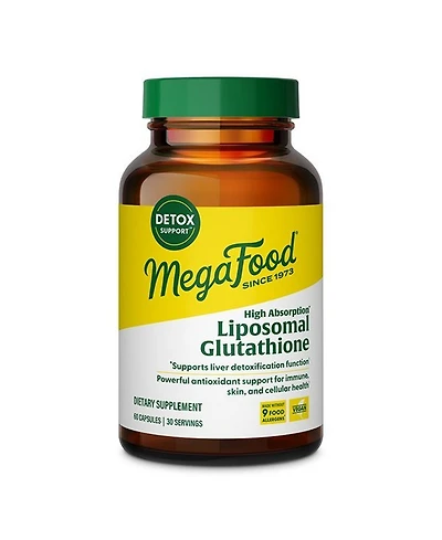 MegaFood High Absorption Liposomal Glutathione Detox Support 60 Capsules