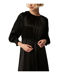 Finery London Women's Florian Midi Round Neck 3/4 Sleeve Dress