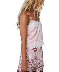 Cras Women's Everly Lace Trim Camisole Top