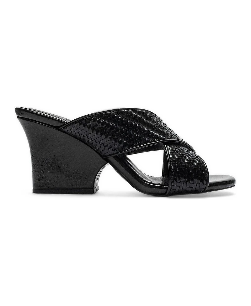 Prologue Shoes Women's Lavean Cross Strap Wedge Sandal