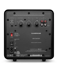 Cambridge Audio Msx Sub 200 6.5" Active Driver 200W Amplifier Subwoofer