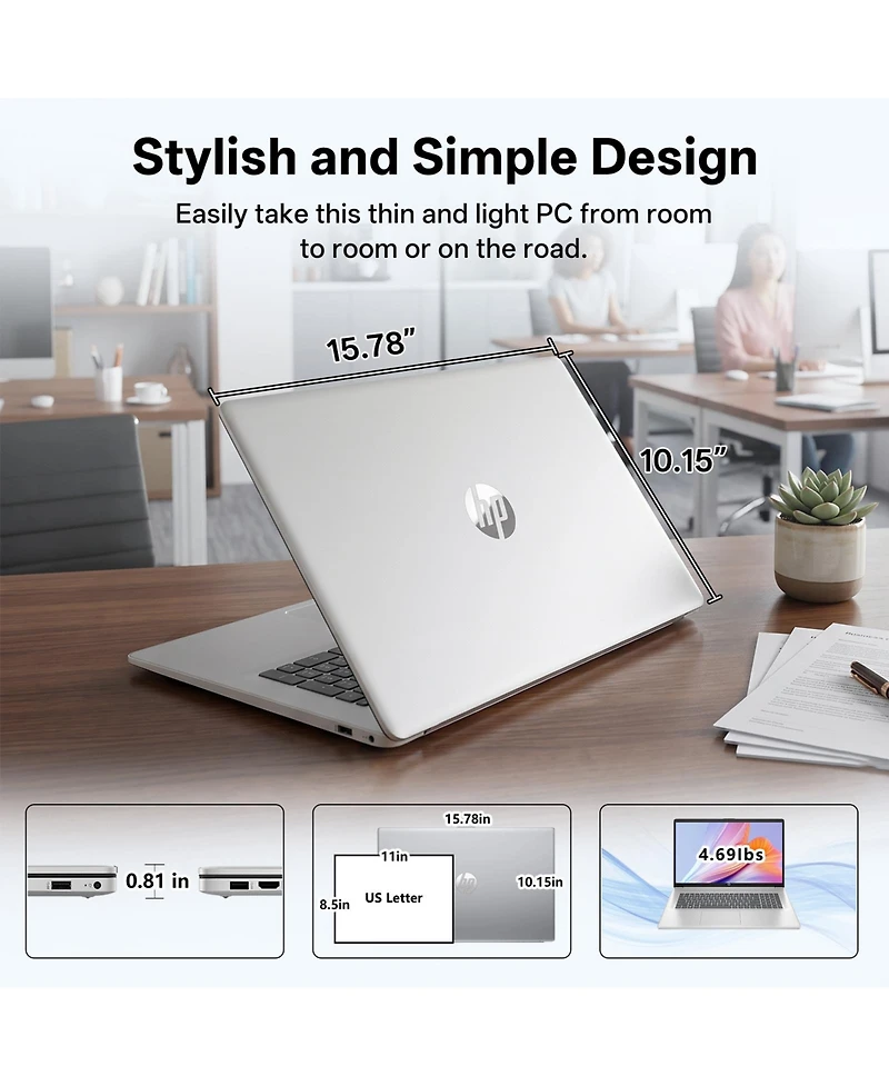Hp Essential 17z-cp300 17.3" Fhd Laptop
