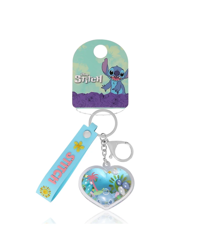 Disney Stitch Liquid Surf and Sun Keychain