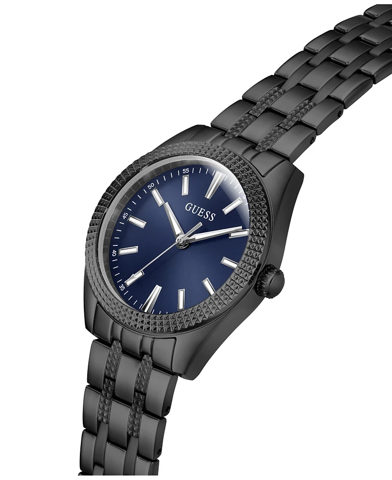 Guess Men's Quartz Black Stainless Steel Watch 40mm