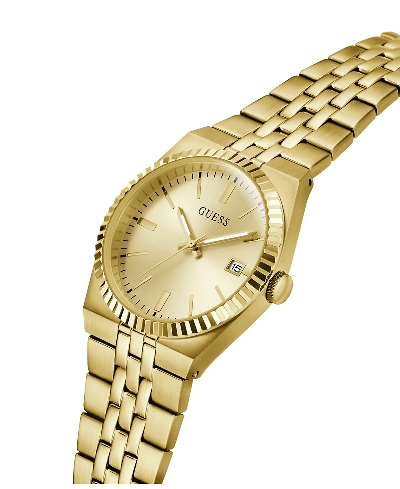 Guess Men's Quartz Gold-Tone Stainless Steel Watch 39mm