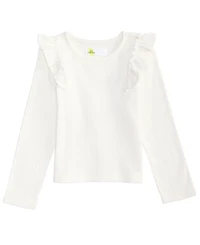 Epic Threads Toddler Girls' 12M-5T Long-Sleeve Ribbed Ruffled Top, Macy's Exclusive