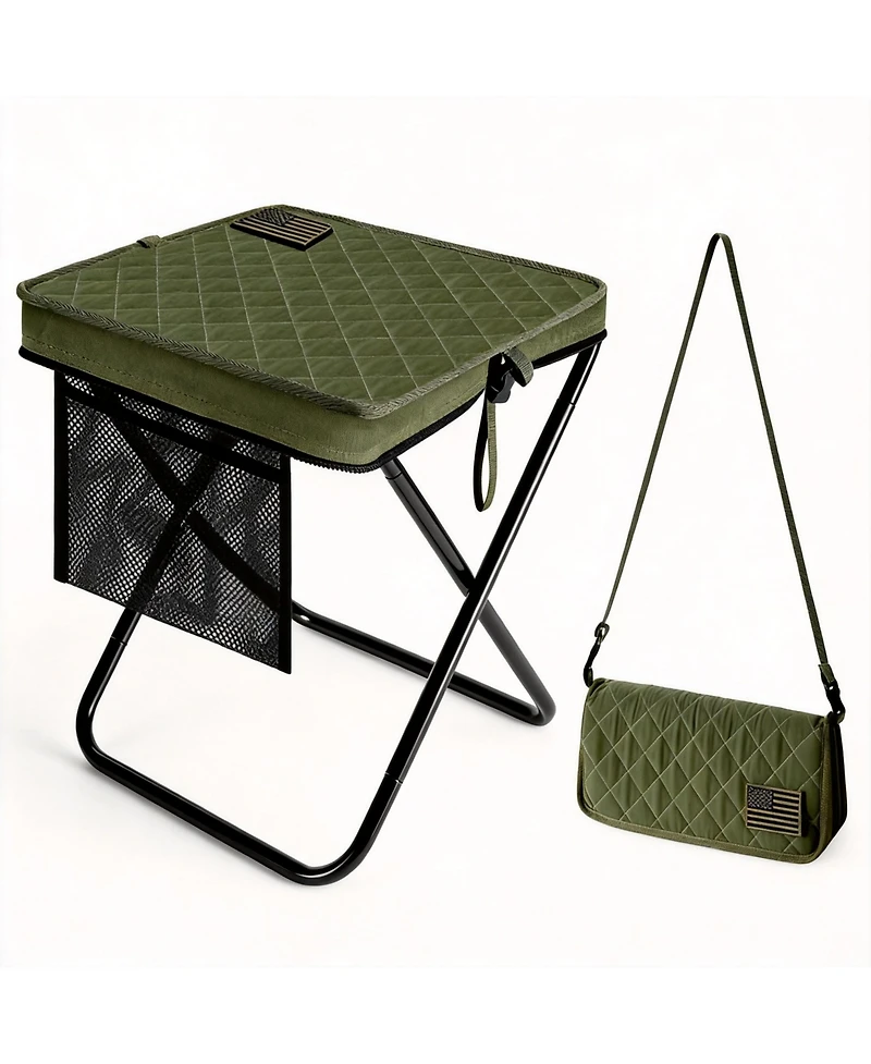 Aofar Portable Collapsible Stool Adults Camping Travel Seat Outdoor