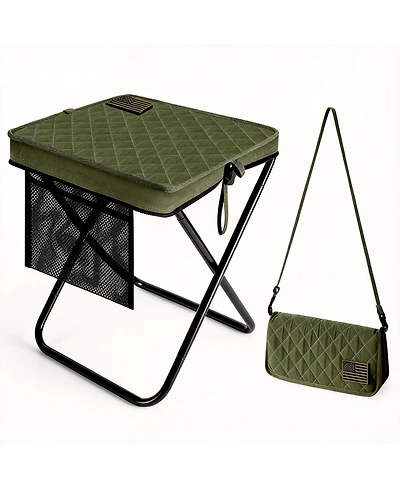 Aofar Portable Collapsible Stool Adults Camping Travel Seat Outdoor