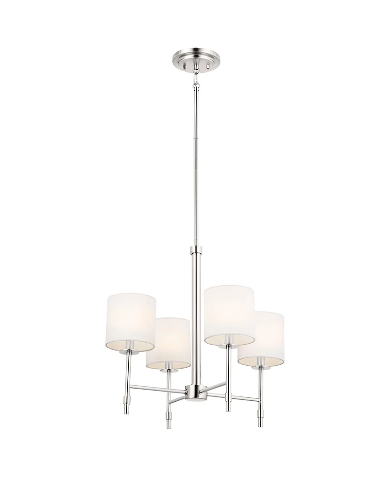Kichler Ali 20" Wide Polished Nickel 4-Light Chandelier