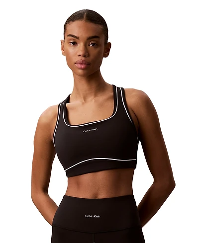 Calvin Klein Performance Regular Icon Sport Piping Racerback Bra, GWS6K349