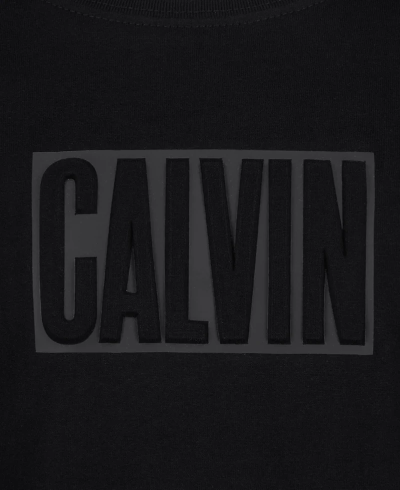 Calvin Klein Boys' Impact Long-Sleeve Crewneck T-Shirt