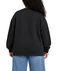 Hybrid Apparel Plus Mickey Mouse Long-Sleeve Graphic Sweatshirt