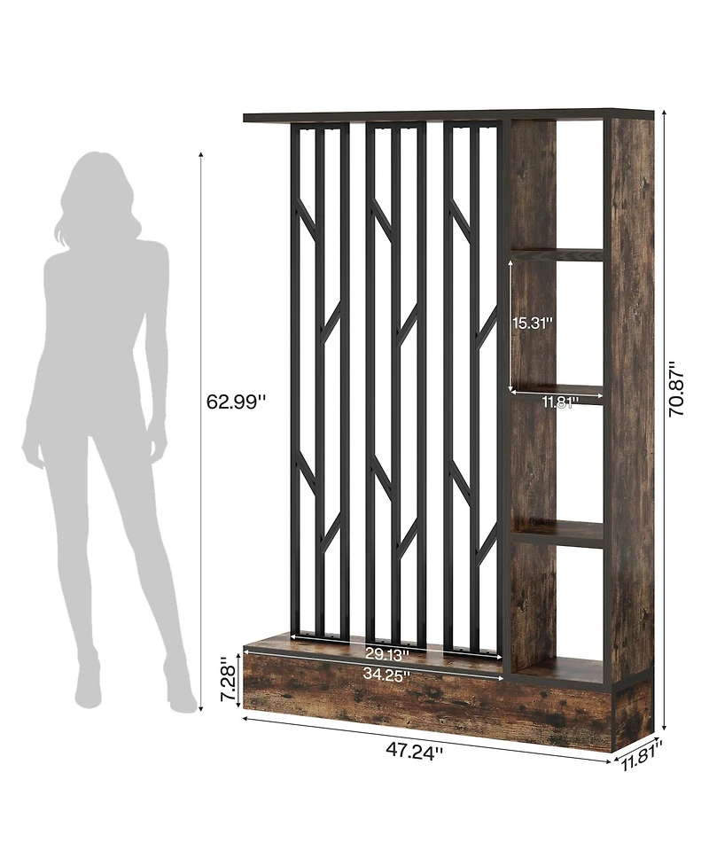 Tribesigns Room Divider,Freestanding Partition for Bedroom Dressing Area Home Office