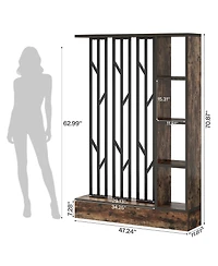 Tribesigns Room Divider,Freestanding Partition for Bedroom Dressing Area Home Office