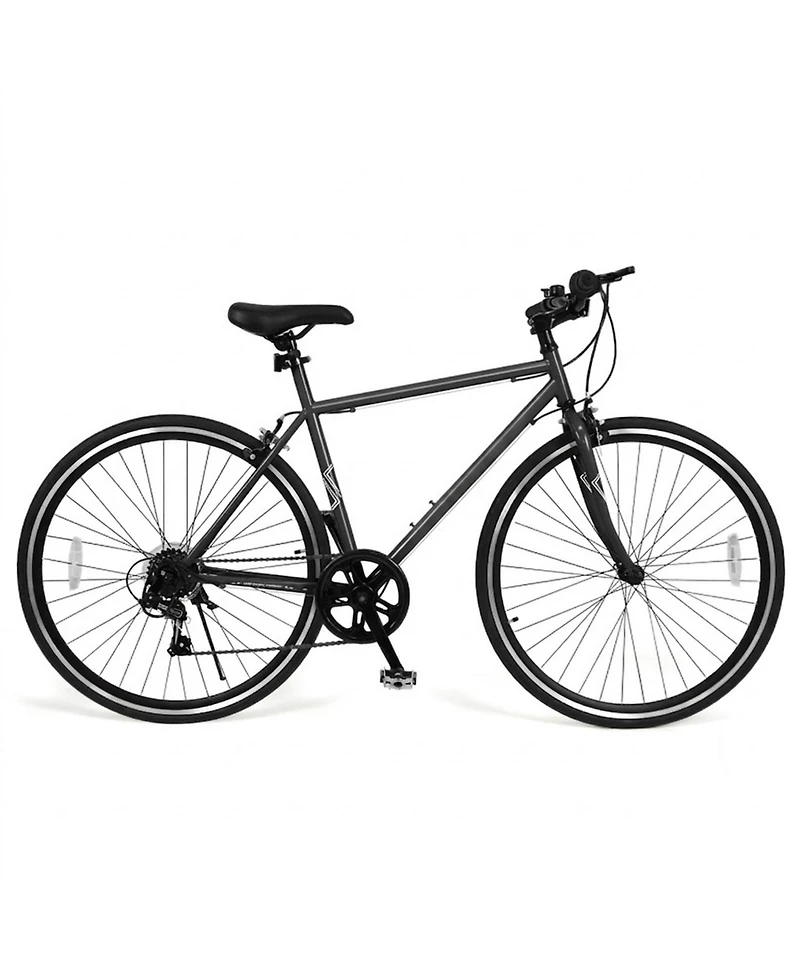 Sugift 26 Inches Mountain Bike 6-Speed with All-Terrain Tires and Adjustable Padded Saddle