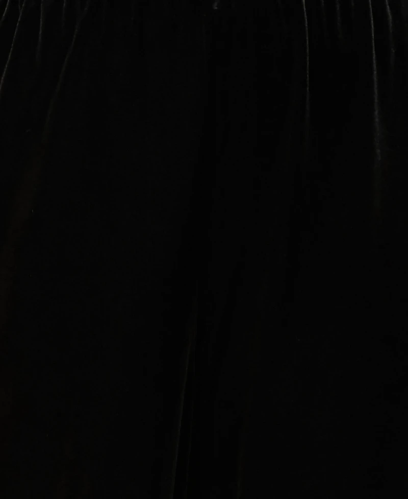 Alex Evenings Petite Pull-On Wide Leg Velvet Pants
