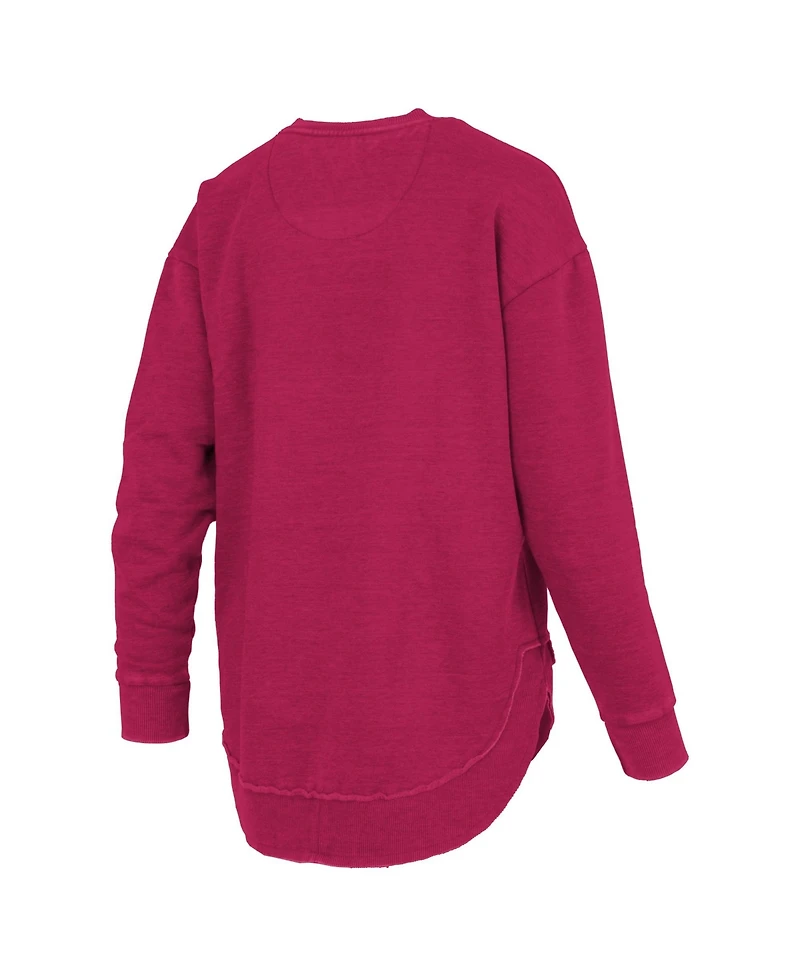 Pressbox Women's Blitz Oklahoma Sooners Crewneck Sweatshirt