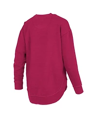 Pressbox Women's Blitz Oklahoma Sooners Crewneck Sweatshirt