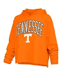 Pressbox Women's Nelson Tennessee Volunteers Hooded Slub Oversized Long-Sleeve T-Shirt