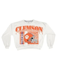 Pressbox Women's Clemson Tigers Janice Oversized Retro Sweatshirt