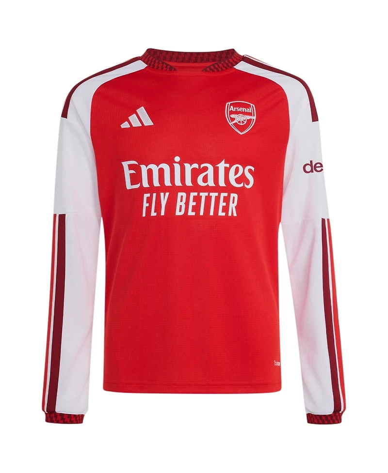 Adidas Boys' and Girls' Bukayo Saka 2026/27 Home Replica Long-Sleeve Jersey