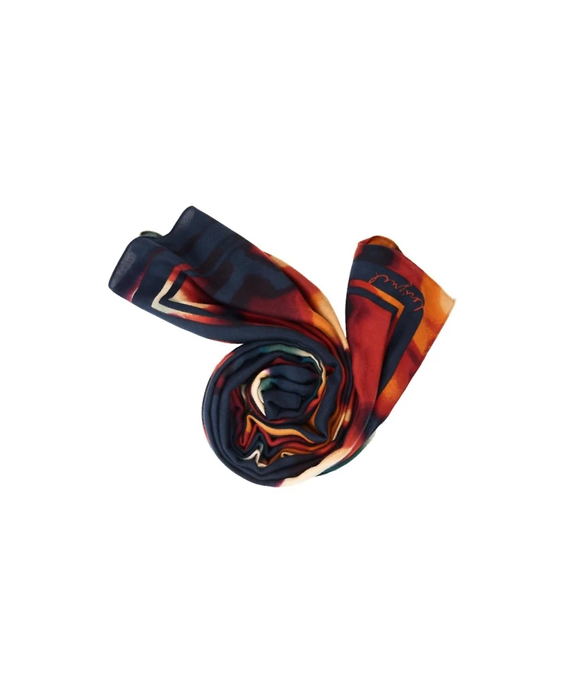 Desigual Women's Rectangular Floral Foulard