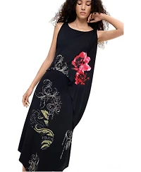 Desigual Women's Asymmetric Midi Dress