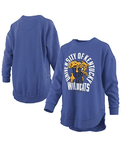 Pressbox Women's Kentucky Wildcats Blitz Graphic Dropped-Shoulder Crewneck Sweatshirt
