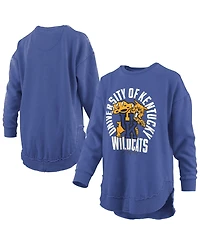Pressbox Women's Kentucky Wildcats Blitz Graphic Dropped-Shoulder Crewneck Sweatshirt