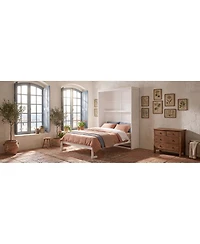 Streamdale Furniture Full Size Murphy Bed Wall Bed with Shelves