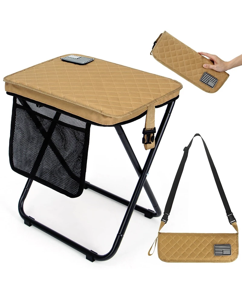 Aofar Foldable Stool Heavy Duty Portable Mini Chair
