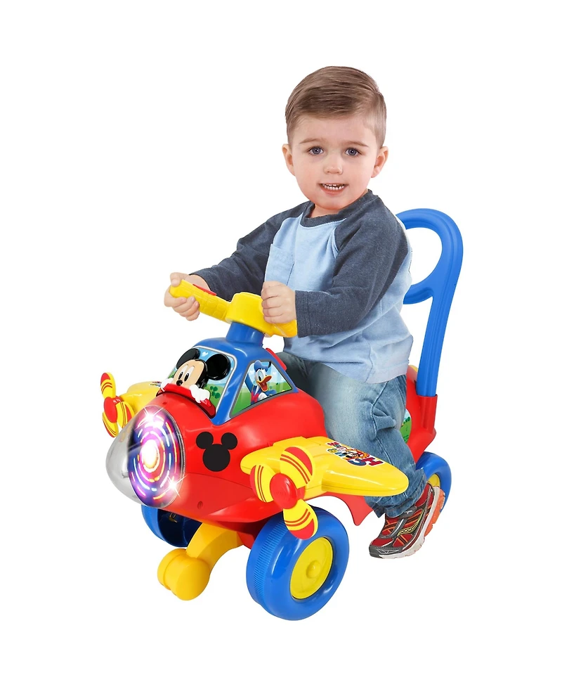 Disney Activity Plane Ride-On: Mickey with Lights and Sounds, Ages 1+