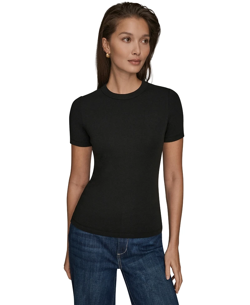 Donna Karan Weekend Women's Short-Sleeve Crewneck T-Shirt