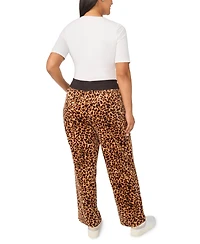Vince Camuto Plus Straight-Leg Drawstring Lounge Pants