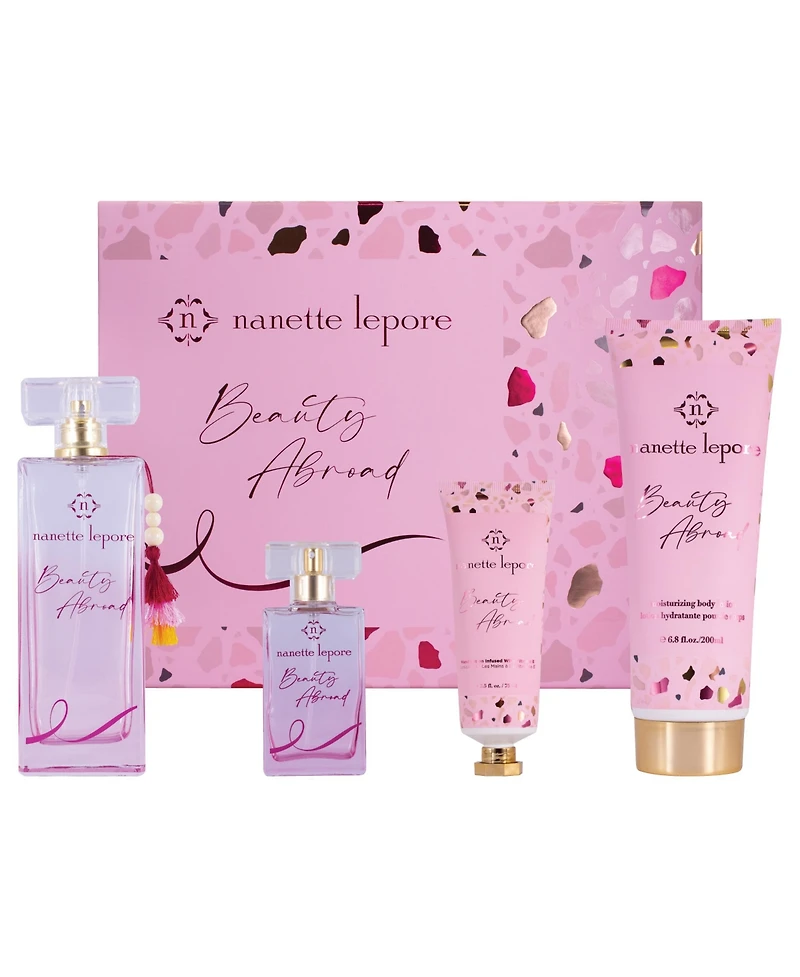 Nanette Lepore Beauty Abroad 4-Piece Gift Set