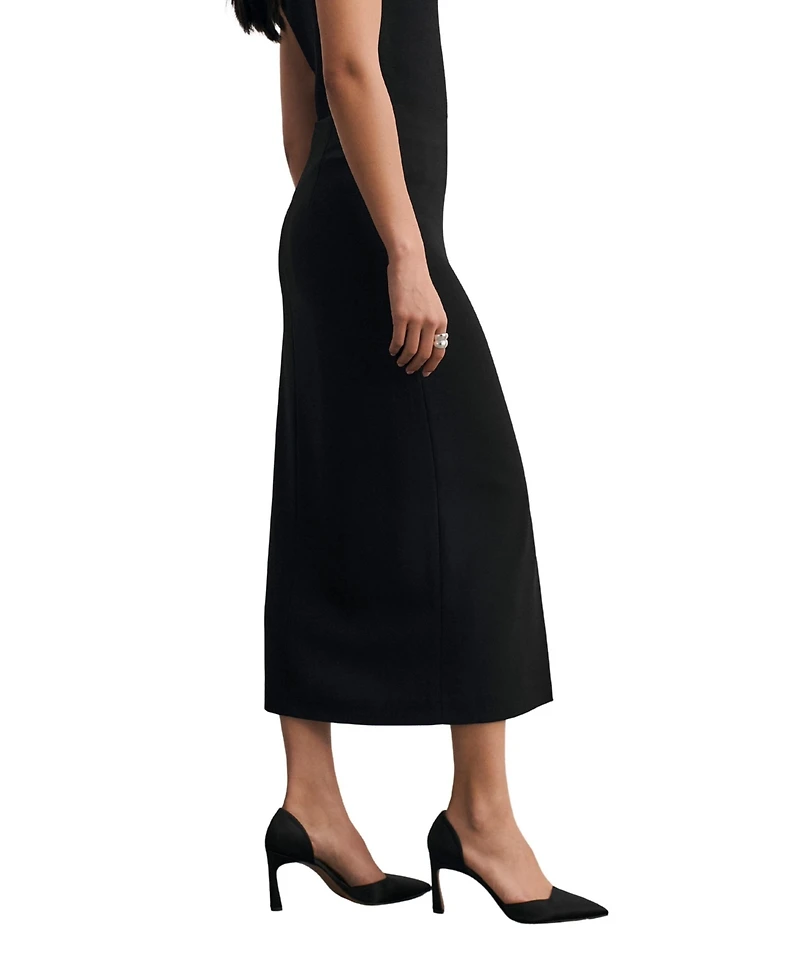 The Fold Women's Oliena Crepe Pencil Skirt