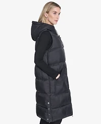 Andrew Marc Women's Kerr Horizontal Rail Quilted Matte Shell Puffer Vest
