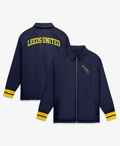 Fanatics Men's Leeds United Classics Coach Full-Zip Lightweight Jacket