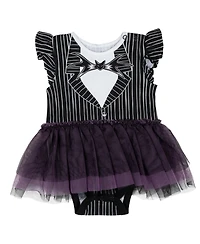 Nightmare Before Christmas Baby Girls Cosplay Dress and Headband Set