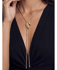 Ettika 18k Gold-Plated Stallion Lariat Necklace